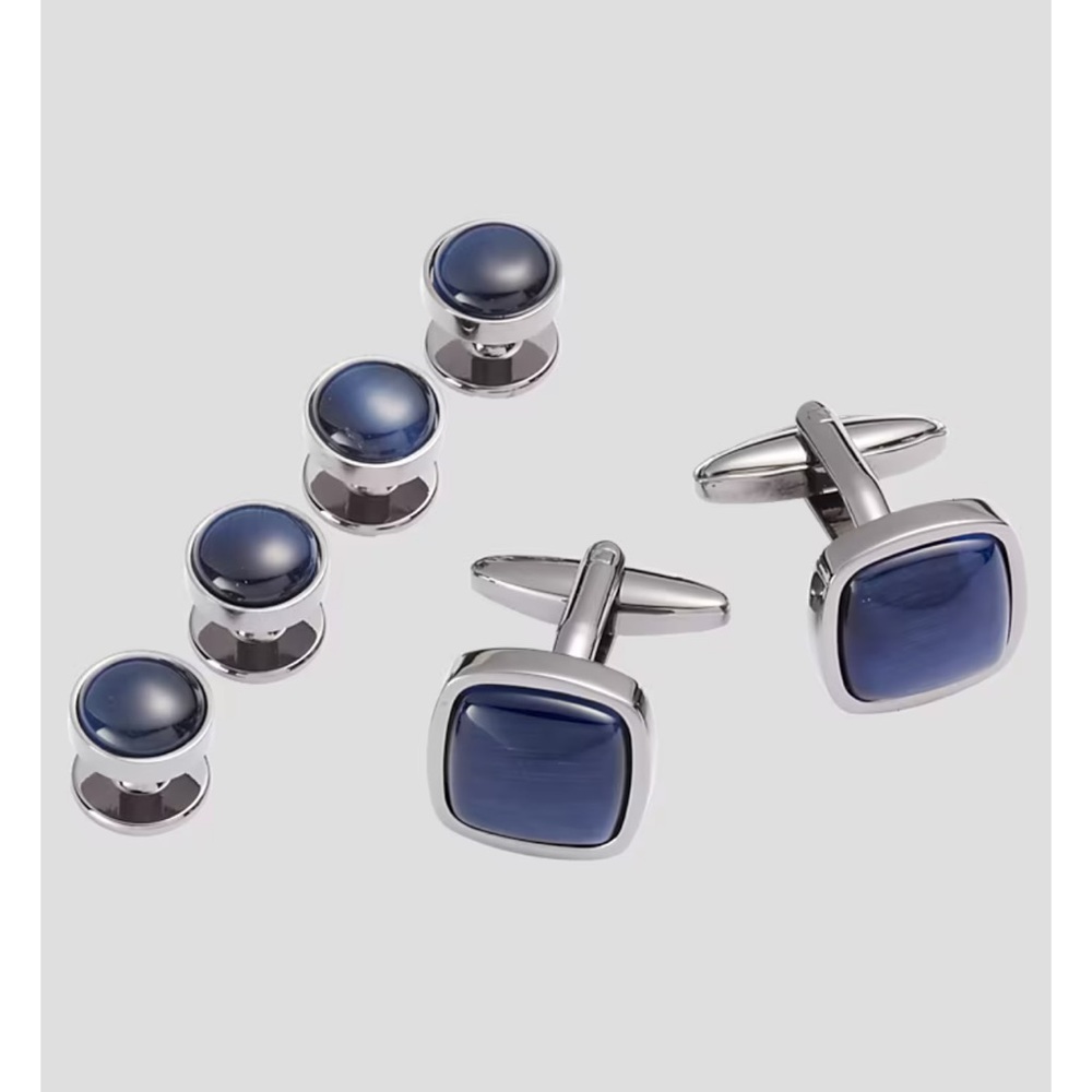 PRONTO UOMO CUFFLINKS & STUDS SET